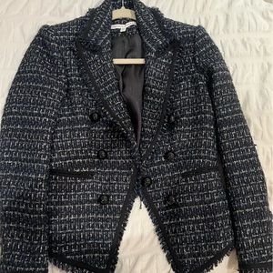 VERONICA BEARD NAVY BLUE DOUBLE BREASTED BLAZER SIZE 4 (WORN ONCE)